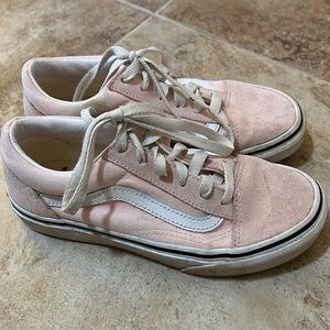 Light pink vans girls size 2.5